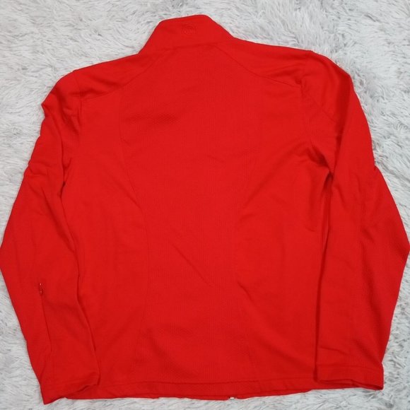 Chicago Blackhawks Womens Track Jacket Red Lightweight NHL Hockey Level Wear M‎ - Picture 2 of 14